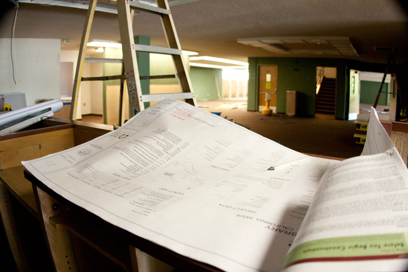 Plans for the library include new furniture, flooring, lighting and study rooms