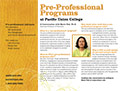 PUC Pre-professional Programs Card