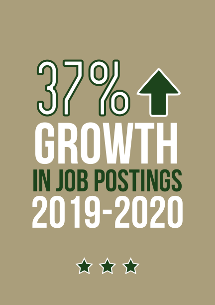 37% growth in job postings