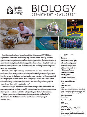 Biology Newsletter - Winter 2012