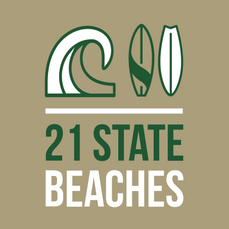 21 state beaches