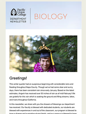 Biology Newsletter - Winter 2017