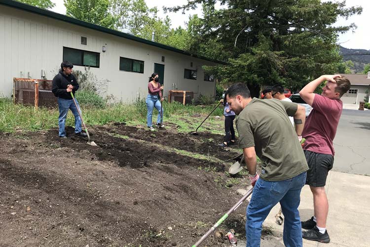 PUC and Calistoga School Build Community Connection Through Gardening