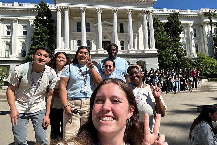 PUC’s Social Work Students Spring Into Action at The NASW Lobby Days