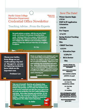 Winter 2020 Newsletter